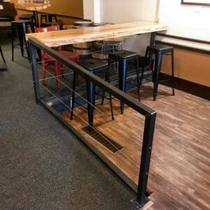 Metal Post Cable Railing – Platteville, WI