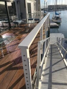 Wood Cable Railing – Pt. Richmond, CA