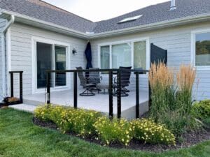 Black Aluminum Cable Railing – Red Wing, MN