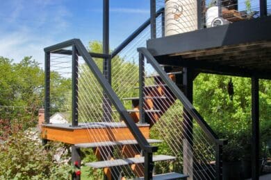 Bronze Aluminum Cable Railing – Salt Lake City, UT