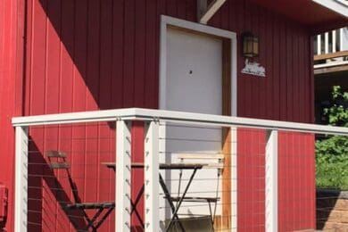 Bronze Aluminum Cable Railing – Seattle, WA