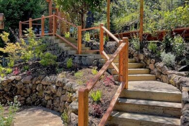 Wood Cable Railing – Sebastopol, CA