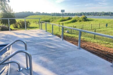 Natural Aluminum Cable Railing – Topeka, KS